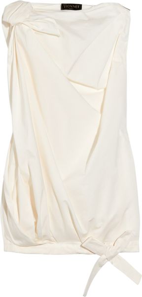Vionnet Cottonpoplin Blouse in White - Lyst