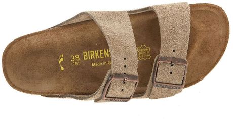 arizona taupe suede women's