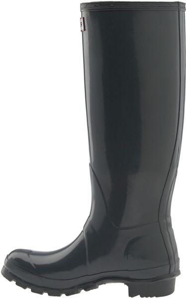 slate grey hunter rain boots
