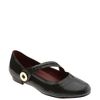 Oh! Shoes Franka Mary Jane Flat in Black (black python print) - Lyst