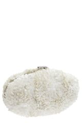 Sondra Roberts Laser Cut Floral Clutch