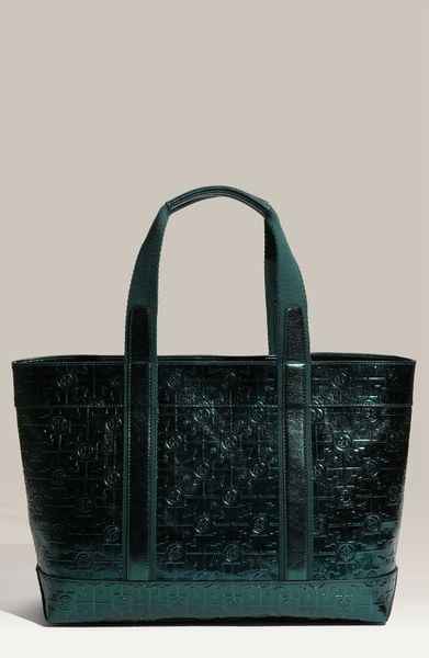 emerald green tote