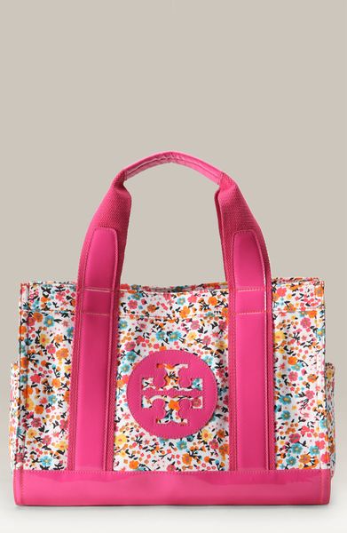 tory burch rainbow tote