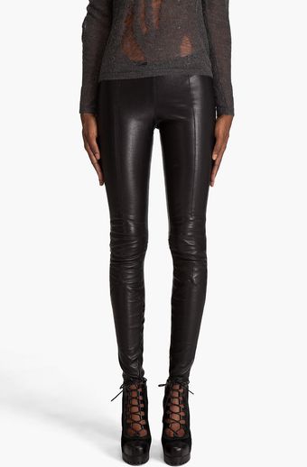 DSquared2 Leather Leggings - Lyst