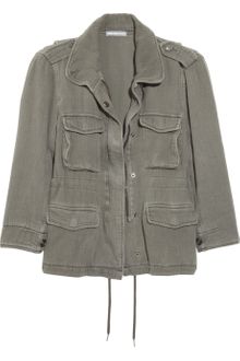 James Perse Cotton-twill Jacket - Lyst