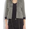James Perse Cottontwill Jacket in Gray (granite) - Lyst