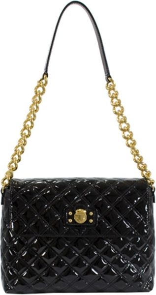 Marc Jacobs Extra Large Single in Black Patent in Black - Lyst