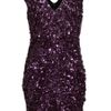 Eastland Sequin Embellished Mini Dress in Purple - Lyst