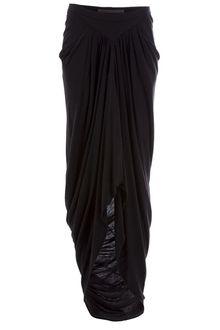 Rick Owens Lilies Drape Detail Maxi Skirt - Lyst
