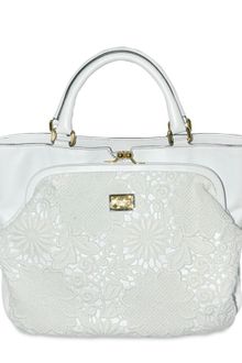 Dolce & Gabbana Macrame and Nappa Top Handle - Lyst