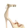 Giambattista Valli 120 Deerskin Metal Ankle Cuff Sandals in White (ivory) - Lyst