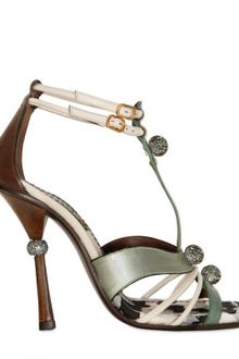 Marc Jacobs 110mm Swarovski Ball T-bar Sandals - Lyst