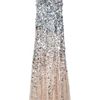 Rachel Gilbert Giselle Dégradé Sequined Gown in Silver (blush) - Lyst