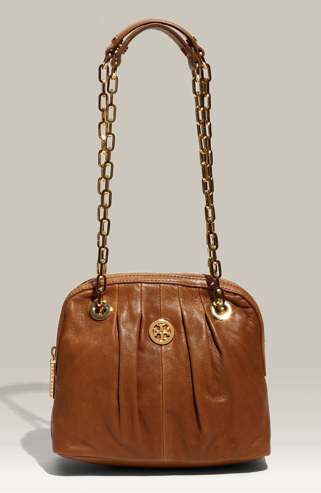 Tory Burch Verona - Mini Leather Shoulder Bag in Brown (tan) | Lyst