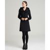 Elie Tahari Sherilyn Ruffle Coat in Black