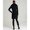 Elie Tahari Sherilyn Ruffle Coat in Black