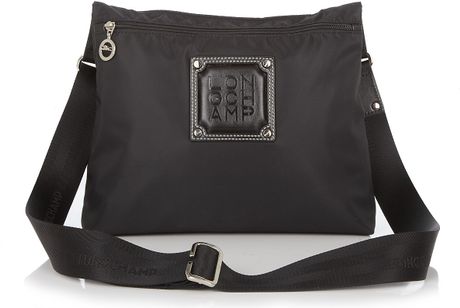 Longchamp Xlight Nylon Crossbody Bag in Black | Lyst