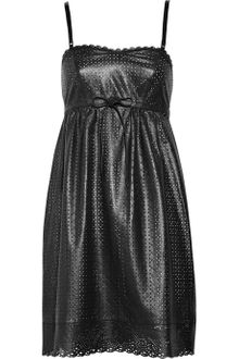 Marc By Marc Jacobs Lacey Perforated Leather Dress - Lyst