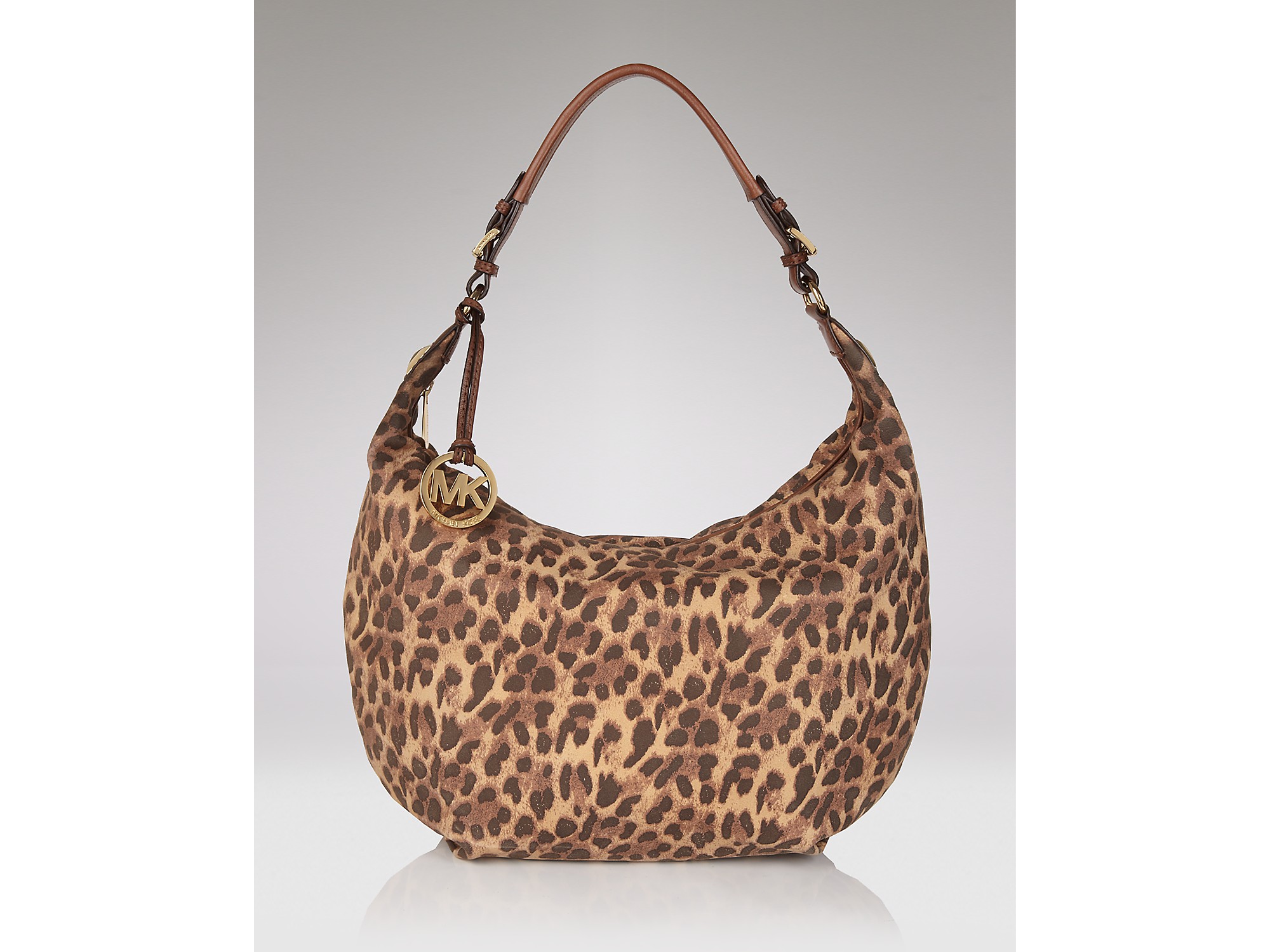 Michael Kors Michael Animalprint Large Shoulder Bag in Animal (Cheetah