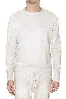 Ballantyne Round Neck Cashmere Knit Sweater - Lyst