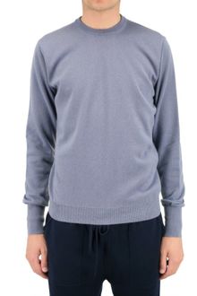 Ballantyne Round Neck Cashmere Knit Sweater - Lyst