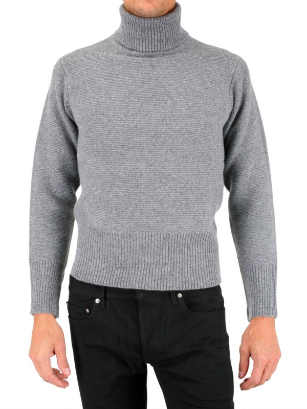 Black Fleece Turtleneck Sweater in Gray for Men (grey) Lyst