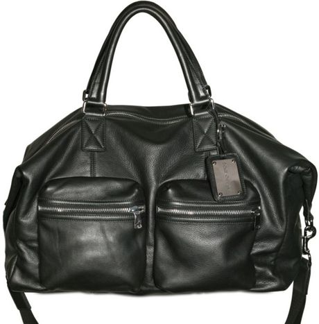 Dolce & Gabbana Textured Nappa Weekender Luggage in Black for Men - Lyst