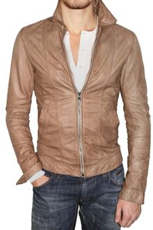 Dolce & Gabbana Washed Nappa Leather Jacket - Lyst