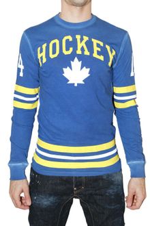 DSquared2 Washed Jersey Hockey Long-sleeve T-shirt - Lyst