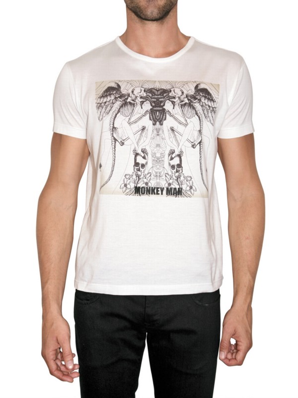 john richmond white t shirt