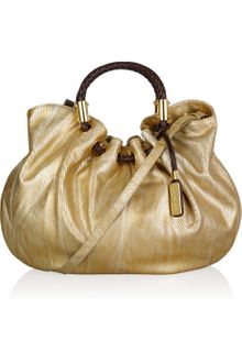 Michael Kors Skorpios Metallic Leather Tote - Lyst