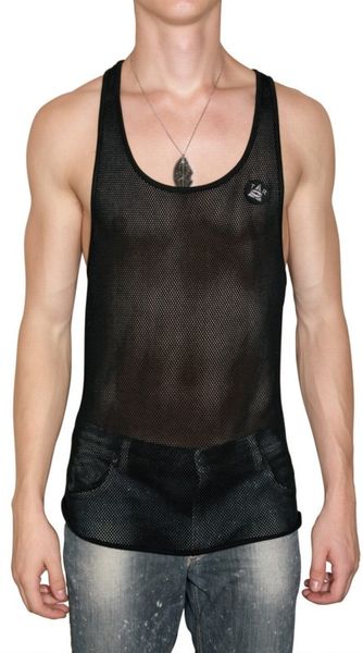 mens net tank top