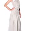 Preen Gatsby Pleated Silkgeorgette Dress in Beige (cream) - Lyst