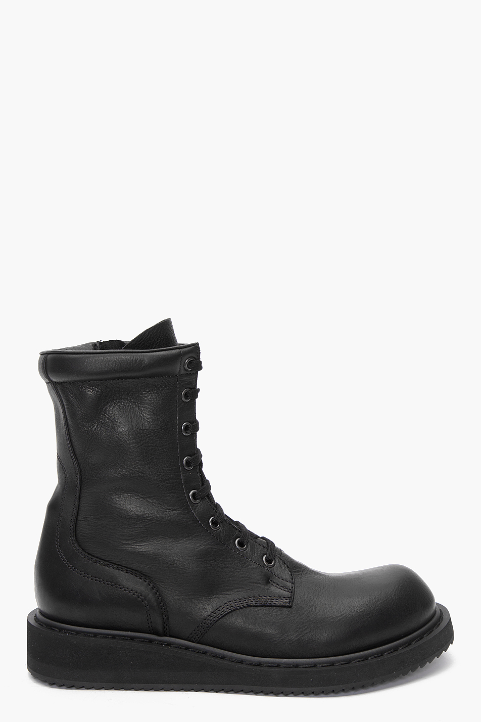 mens boots with laces and zip