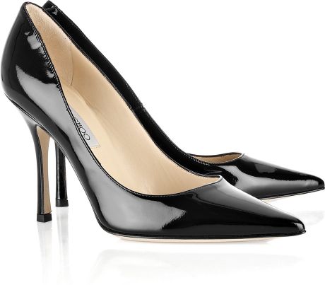 Jimmy Choo Lilac Patentleather Pumps in Black (lilac) - Lyst