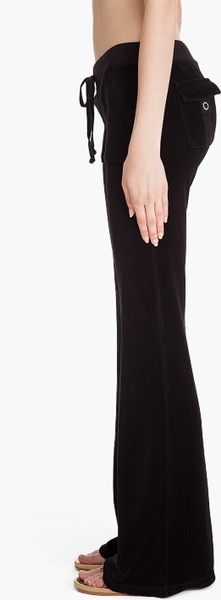 juicy couture black flare joggers