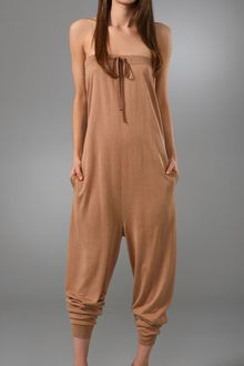 3.1 Phillip Lim Strapless Jumpsuit with Drawstring - Lyst