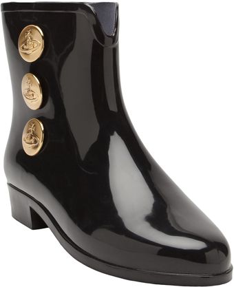 Melissa + Vivienne Westwood Rubber Ankle Boot - Lyst