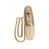 Tasha Textured Metal Clutch in Gold - Lyst