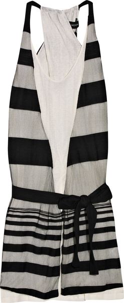 Thakoon Addition Striped Tulle Cotton-blend Dress - Lyst