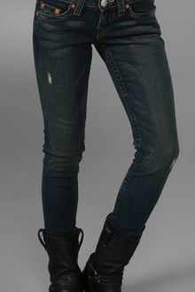 True Religion Petite Stella Skinny Jeans - Lyst