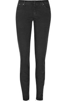 Victoria Beckham Mid-rise Stitch-detailed Skinny Jeans - Lyst