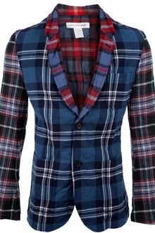 Comme Des Garçons Plaid Blazer - Lyst