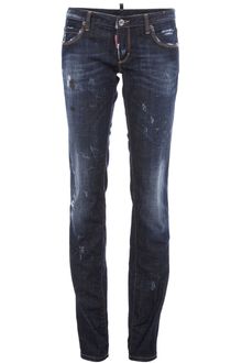 DSquared2 Distressed Straight Cut Jean - Lyst