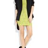 Hervé Léger Jacquard Bandage Dress in Yellow (green) - Lyst