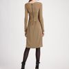 Burberry Vanbrugh Shearling Trim Belted Trenchcoat in Beige (honey) - Lyst