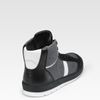 Dior Homme Jersey & Leather Hightop Sneakers in Gray for Men (grey) - Lyst
