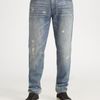 Michael Kors Distressed Straightleg Jeans in Purple for Men (indigo) - Lyst