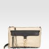 Rebecca Minkoff Ostrichembossed Leather Clutch in Beige (nude) - Lyst