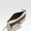 Rebecca Minkoff Ostrichembossed Leather Clutch in Beige (nude) - Lyst